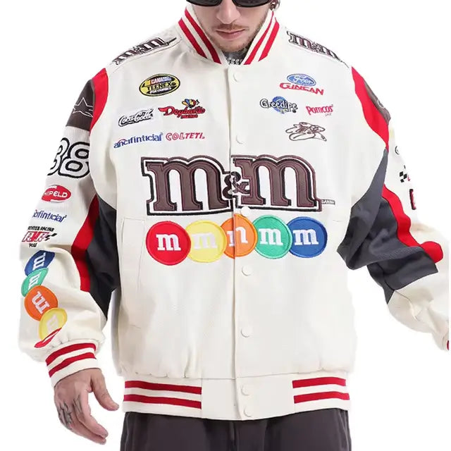 Blanc M&M Vintage Racing Jacket