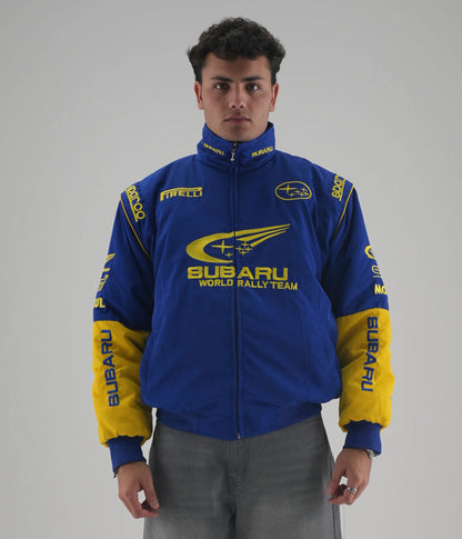 Blue/Jaune Subaru Vintage Racing Jacket F1