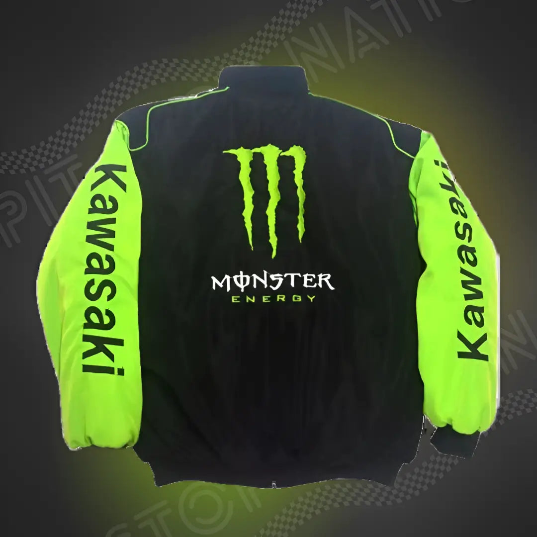 Monster Energy Vintage Veste De Course – Veste F1 Streetwear