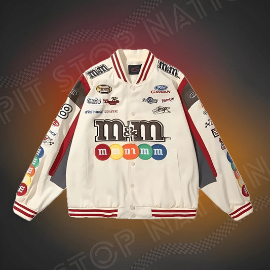 Blanc M&M Vintage Racing Jacket