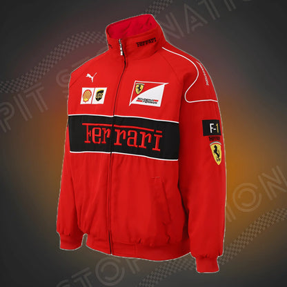 Veste F1 Ferrari Vintage – Streetwear Racing Fashion