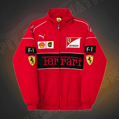 Veste F1 Ferrari Vintage – Streetwear Racing Fashion