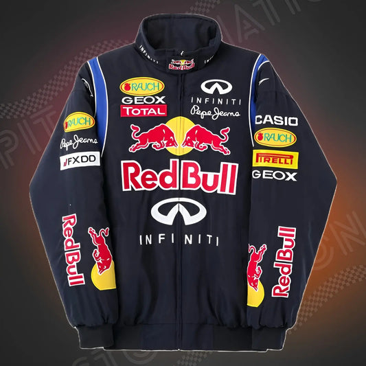 Red Bull Racing Vintage Jacket – Style F1 Rétro & Streetwear
