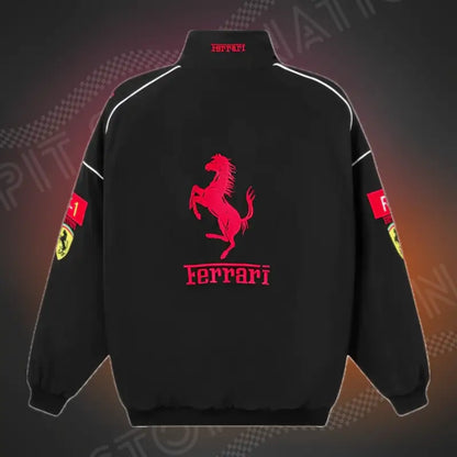 Noir Ferrari Vintage Racing Jacket