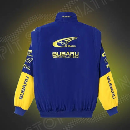 Blue/Jaune Subaru Vintage Racing Jacket F1