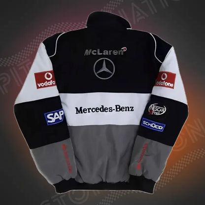 Mercedes Vintage Racing Veste – Streetwear F1 Fashion