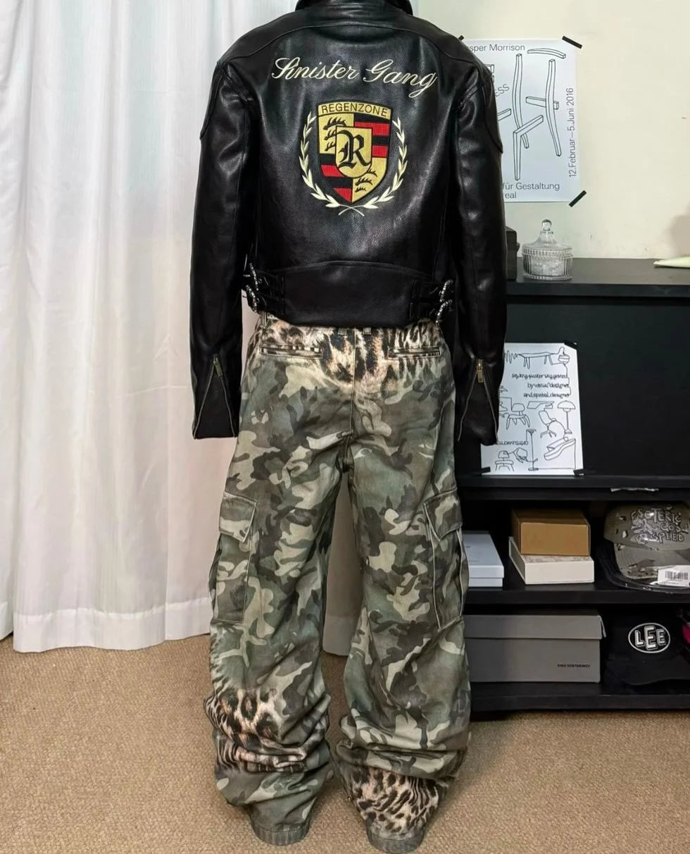 Veste en cuir Regenzone “911”