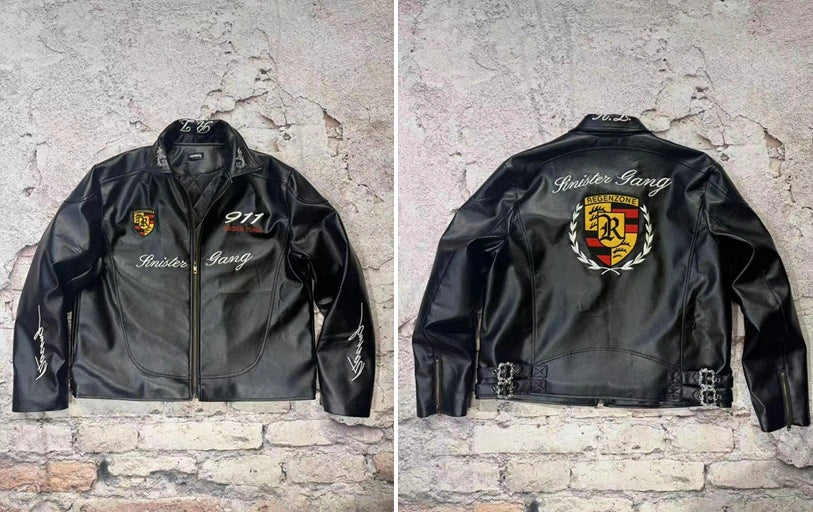 Veste en cuir Regenzone “911”