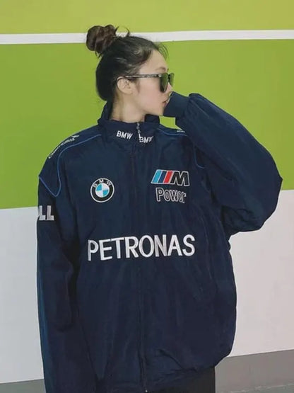 Bleu BMW Vintage Racing Jacket